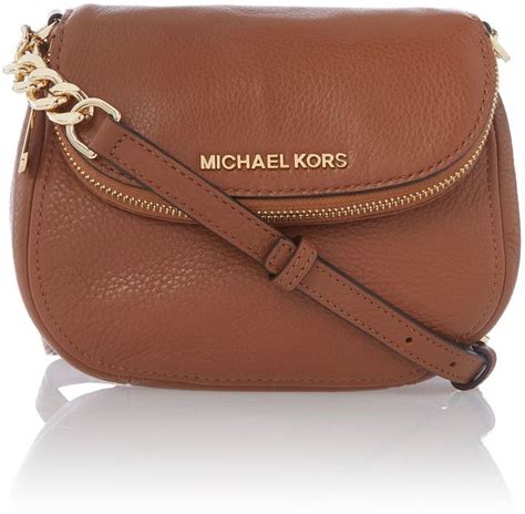 michael kors bedford tan flap over crossbody bag|Michael Kors bedford flat crossbody.